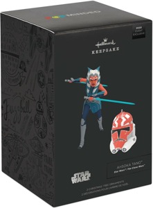 Star Wars Hallmark Ahsoka Tano & Clone Trooper helmet