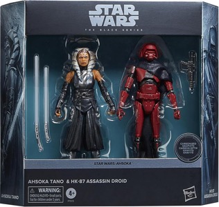 Star Wars 6" Black Series Ahsoka Tano & HK-87 Assassin Droid 2 Pack