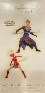 Star Wars Hallmark Anakin Skywalker and Ahsoka Tano