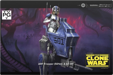 Star Wars 6" Black Series ARF Trooper (501st) & AT-RT