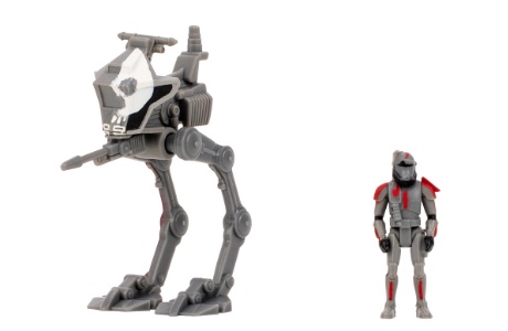 Star Wars Micro Galaxy Squadron AT-RT (Bad Batch) with Crosshair