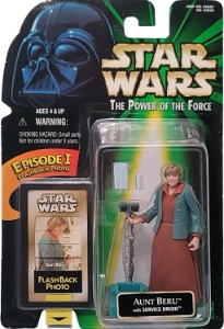 Star Wars Power of the Force Aunt Beru (with Service Droid)