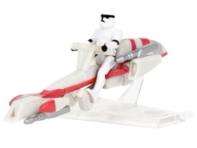 Star Wars Micro Galaxy Squadron BARC Speeder and Sidecar with Clone Trooper (Phase II)