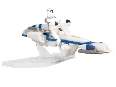 Star Wars Micro Galaxy Squadron Barc Speeder with Clone Trooper (Phase 2)
