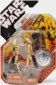 Star Wars 30th Anniversary Battle Droids (Dirty & Clean)