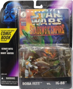 Star Wars Power of the Force Boba Fett vs IG-88 (Shadows of the Empire)