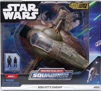 Star Wars Micro Galaxy Squadron Boba Fett's Starship (Slave I) thumbnail