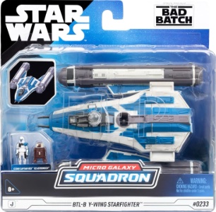 Star Wars Micro Galaxy Squadron BTL-B Y-Wing Starfighter