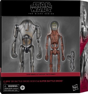 Star Wars 6" Black Series C-3PO (B1 Battle Droid Body) & Super Battle Droid 2 Pack