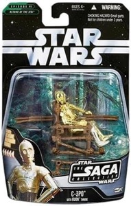 Star Wars The Saga Collection C-3PO (Ewok Throne) thumbnail