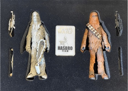 Star Wars 6" Black Series Chewbacca Prototype Set (Hasbro Employee Gift)