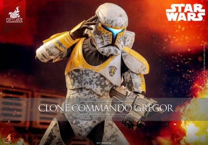 Star Wars Hot Toys Star Wars Clone Commando Gregor