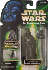 Star Wars Power of the Force Darth Vader (CommTech - with Imperial Interrogation Droid)