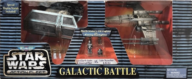 Star Wars Action Fleet Darth Vader’s Tie Fighter vs X-Wing (Galactic Battle)