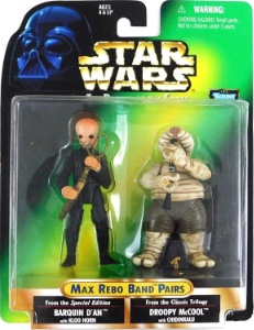 Star Wars Power of the Force Droopy McCool & Barquin D'an (Max Rebo Band Pairs)