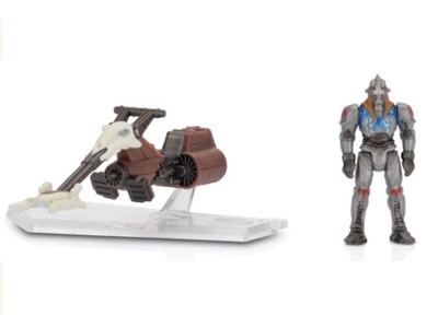 Star Wars Micro Galaxy Squadron Durge Speeder with Durge thumbnail