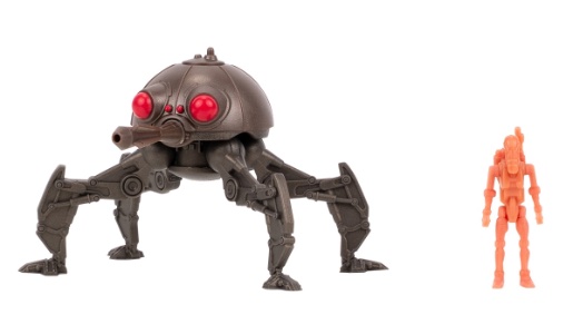 Star Wars Micro Galaxy Squadron Dwarf Spider Droid with Battle Droid