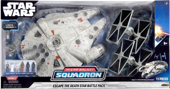 Star Wars Micro Galaxy Squadron Escape The Death Star Battle Pack thumbnail