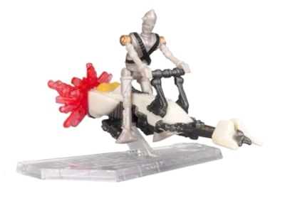 Star Wars Micro Galaxy Squadron Exploding Imperial Speeder with IG-11