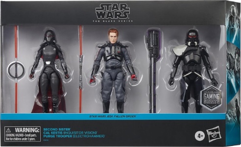 Star Wars 6" Black Series Fallen Order 3 Pack: Cal Kestis, Purge Trooper, Second Sister