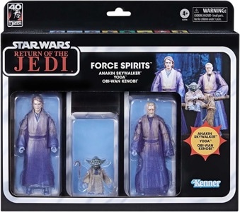 Star Wars 6" Black Series Force Ghosts 3 Pack (40th Anniversary) thumbnail