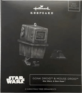 Star Wars Hallmark Gonk Droid & Mouse Droid thumbnail