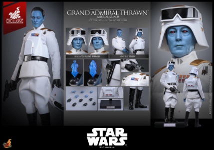 Star Wars Hot Toys Star Wars Grand Admiral Thrawn (Imperial Armor)