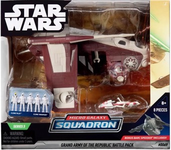 Star Wars Micro Galaxy Squadron Grand Army of the Republic Battle Pack (LAAT) thumbnail