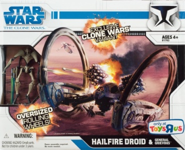 Hailfire Droid with General Grievous