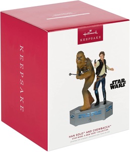 Star Wars Hallmark Han Solo and Chewbacca