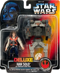 Star Wars Power of the Force Han Solo with Smuggler Flight Pack