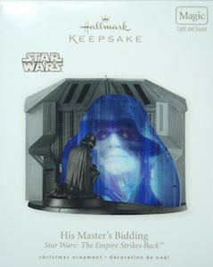 Star Wars Hallmark His Master's Bidding