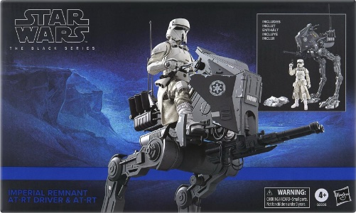 Star Wars 6" Black Series Imperial Remnant AT-RT Driver & AT-RT Vehicle