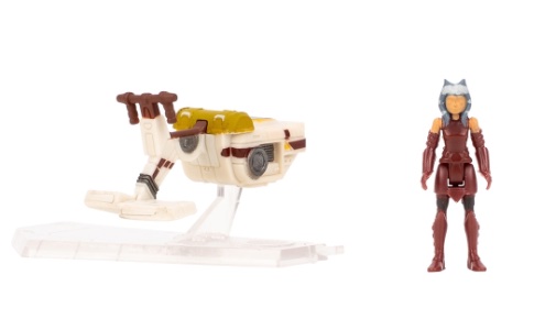 Star Wars Micro Galaxy Squadron Jedi Jump Speeder with Ahsoka Tano
