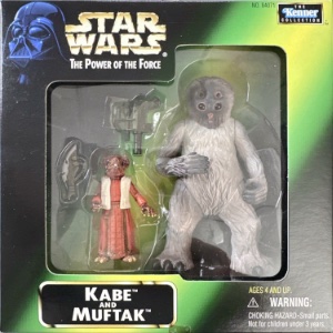 Star Wars Power of the Force Kabe and Muftak