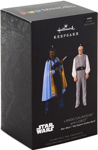 Star Wars Hallmark Lando Calrissian and Lobot Keepsake