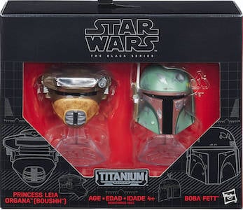 Star Wars Titanium Leia Boushh & Boba Fett