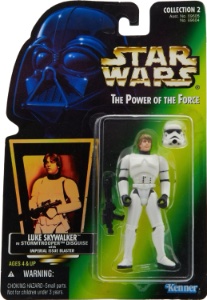 Star Wars Power of the Force Luke Skywalker (In Stormtrooper Disguise)