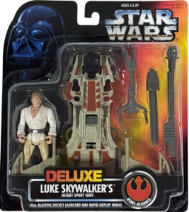 Star Wars Power of the Force Luke Skywalker with Desert Sport Skiff