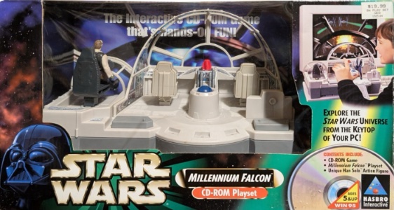 Star Wars Power of the Force Millennium Falcon CD Rom Playset