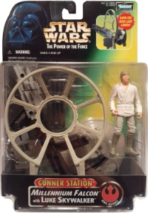 Star Wars Power of the Force Millennium Falcon With Luke Skywalker (Gunner Station)
