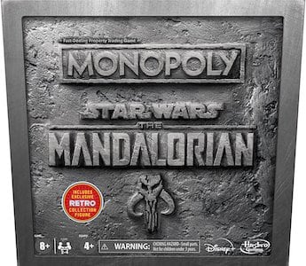 Star Wars Retro Collection Monopoly: Star Wars The Mandalorian Edition Game