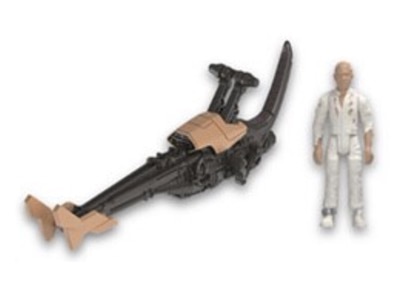 Star Wars Micro Galaxy Squadron Nikto Speeder with Boba Fett