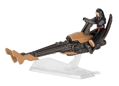 Star Wars Micro Galaxy Squadron Nikto Speeder with Tusken Raider