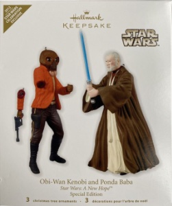 Star Wars Hallmark Obi-Wan Kenobi and Ponda Baba