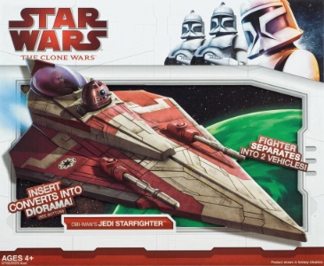 Star Wars The Clone Wars Obi-Wan Kenobi's Delta Starfighter