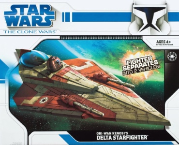 Star Wars The Clone Wars Obi-Wan Kenobi's Delta Starfighter