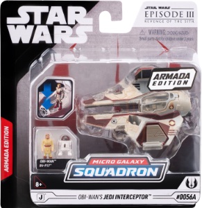 Star Wars Micro Galaxy Squadron Obi-Wan Kenobi's Jedi Interceptor (Armada)