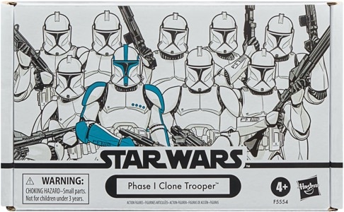 Star Wars The Vintage Collection Phase I Clone Trooper 4 pack thumbnail