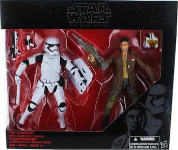 Star Wars 6" Black Series Poe Dameron & Riot Control Stormtrooper